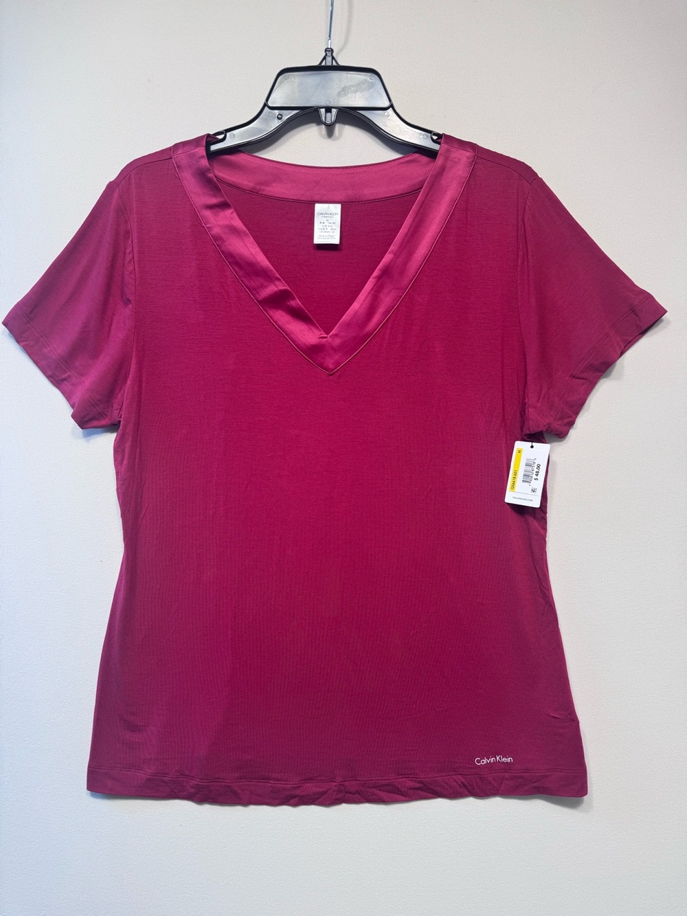 Calvin Klein Women's Red Ultra Soft modal  Sleep Tee, nwt size medium